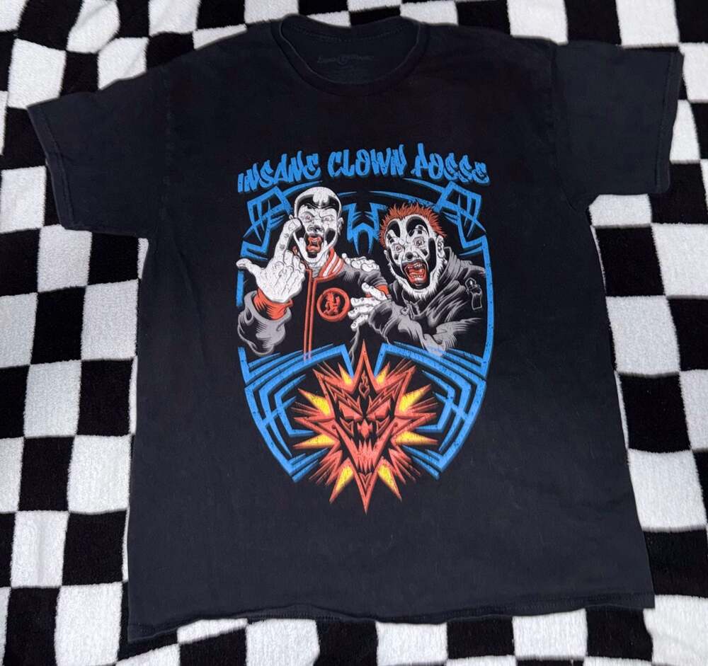Insane Clown Posse ICP Dynamite Tour Graphic T-Shirt Black Men's Size Large